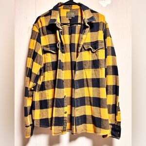Lucky Brand Men’s  XL Plaid Flannel